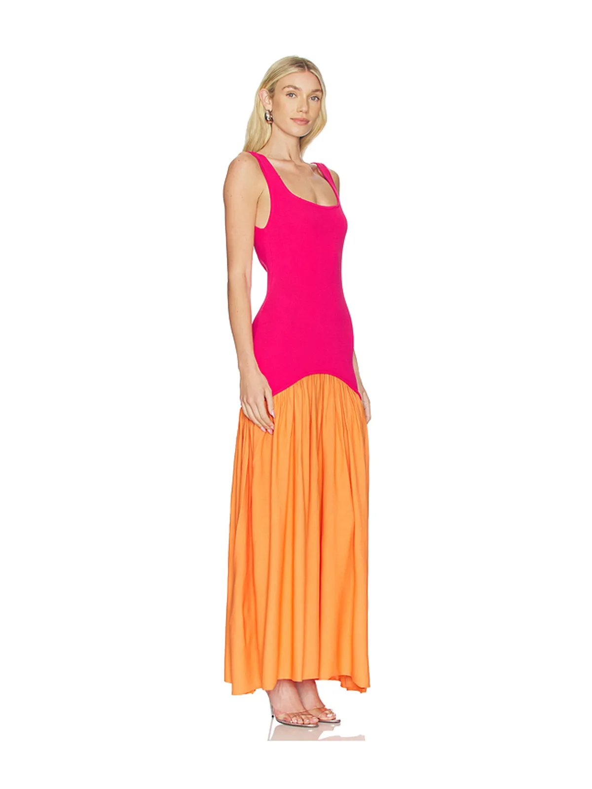 Solid & Striped CAMILA ドレス - Fuchsia,Orange. - 画像2