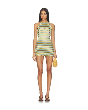 Solid & Striped ANNIE ドレス - Yellow,Blue. - サムネイル1