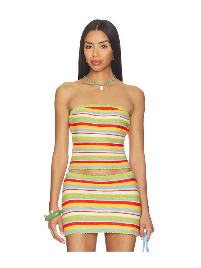 Solid & Striped Solid & Striped CELESTE トップ - Green,Red.の商品画像