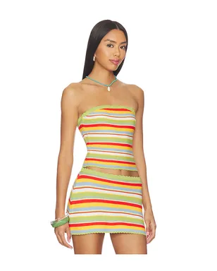 Solid & Striped CELESTE トップ - Green,Red. - サムネイル2