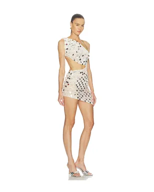 superdown SALOME ドレス - Ivory,Metallic Silver. - サムネイル2