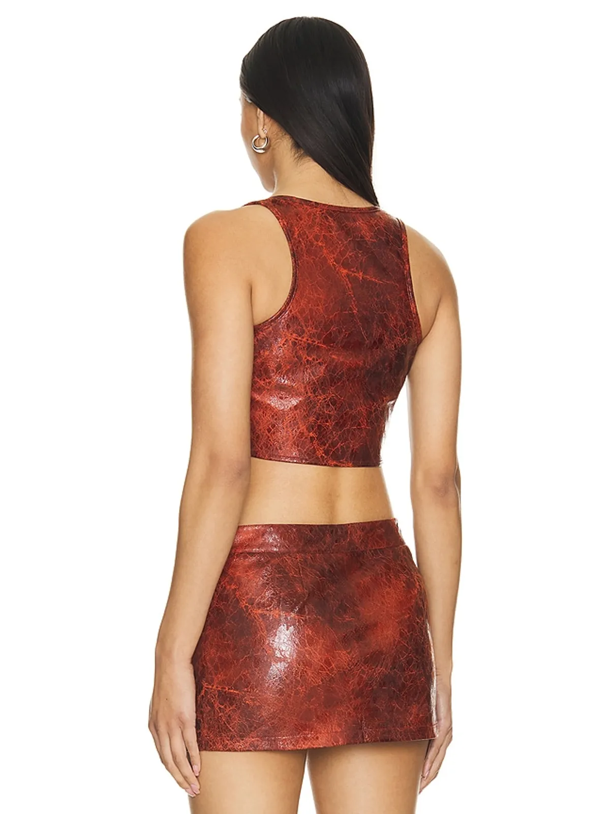 superdown JUNO FAUX LEATHER トップ - 画像3