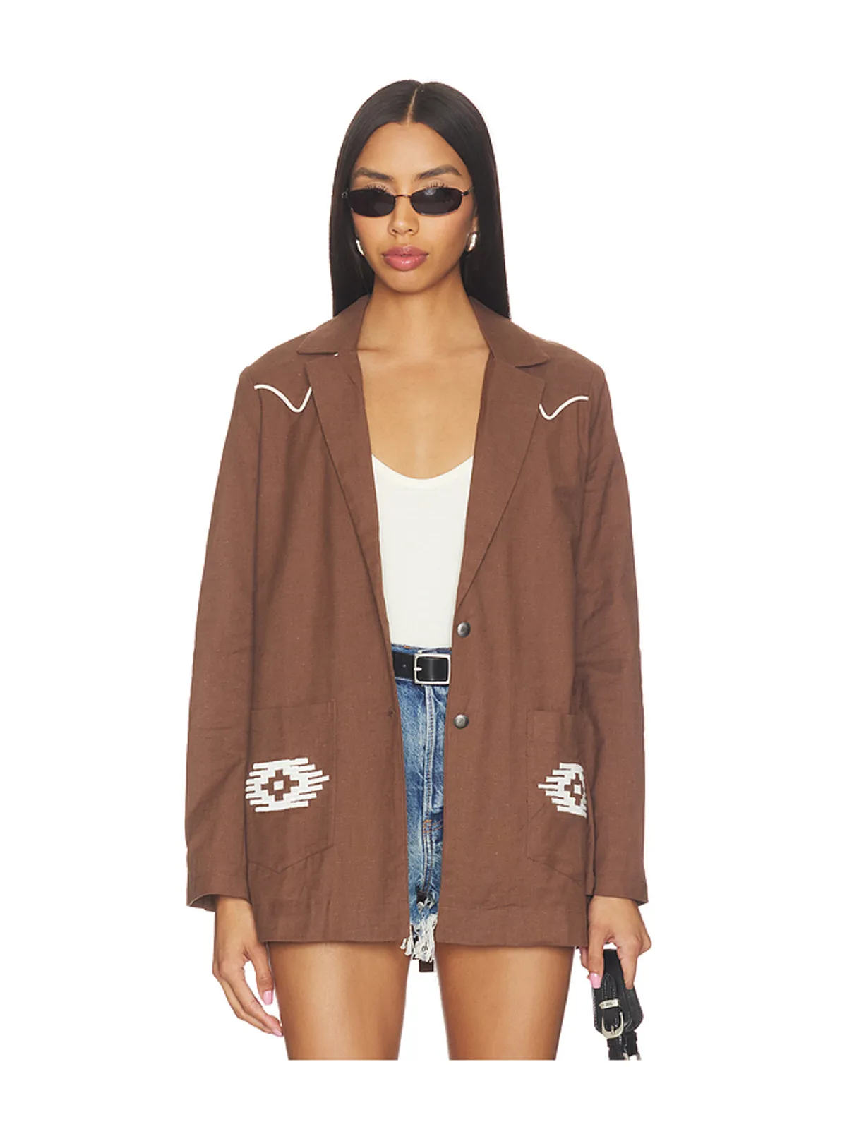 Sendero Provisions Co. The Eleanor Relaxed Western Blazer - 画像1