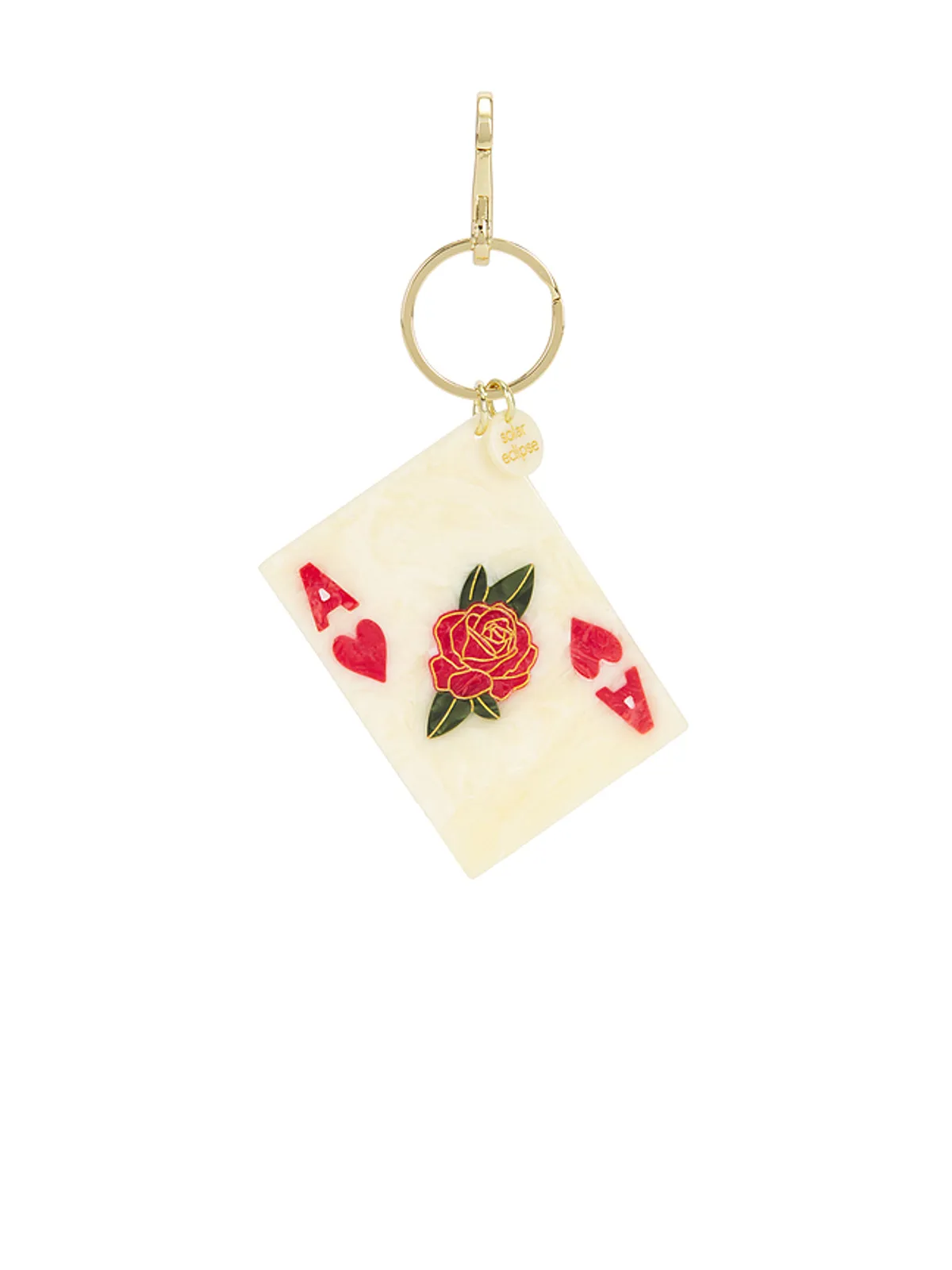 Solar Eclipse ACE OF HEARTS BAG CHARM + KEYCHAIN キーチェーン - 画像2