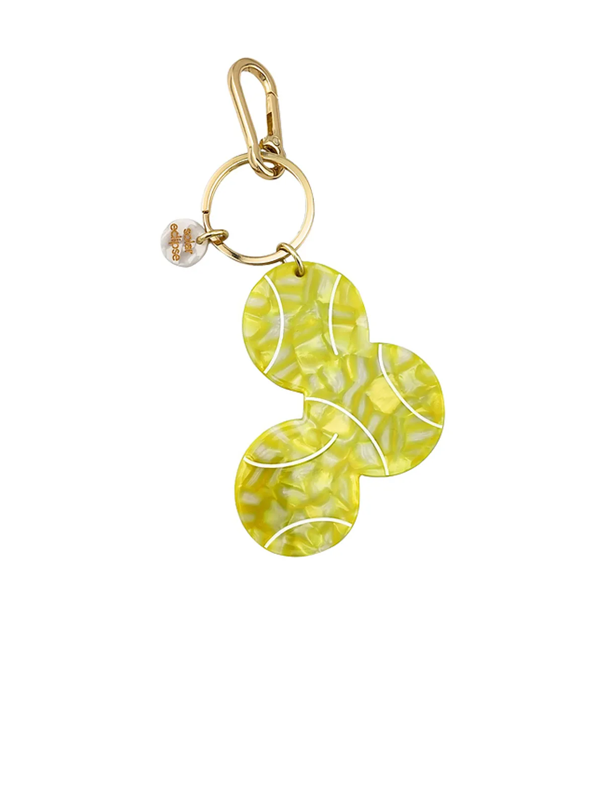 Solar Eclipse TENNIS BALL BAG CHARM + KEYCHAIN キーチェーン - 画像1