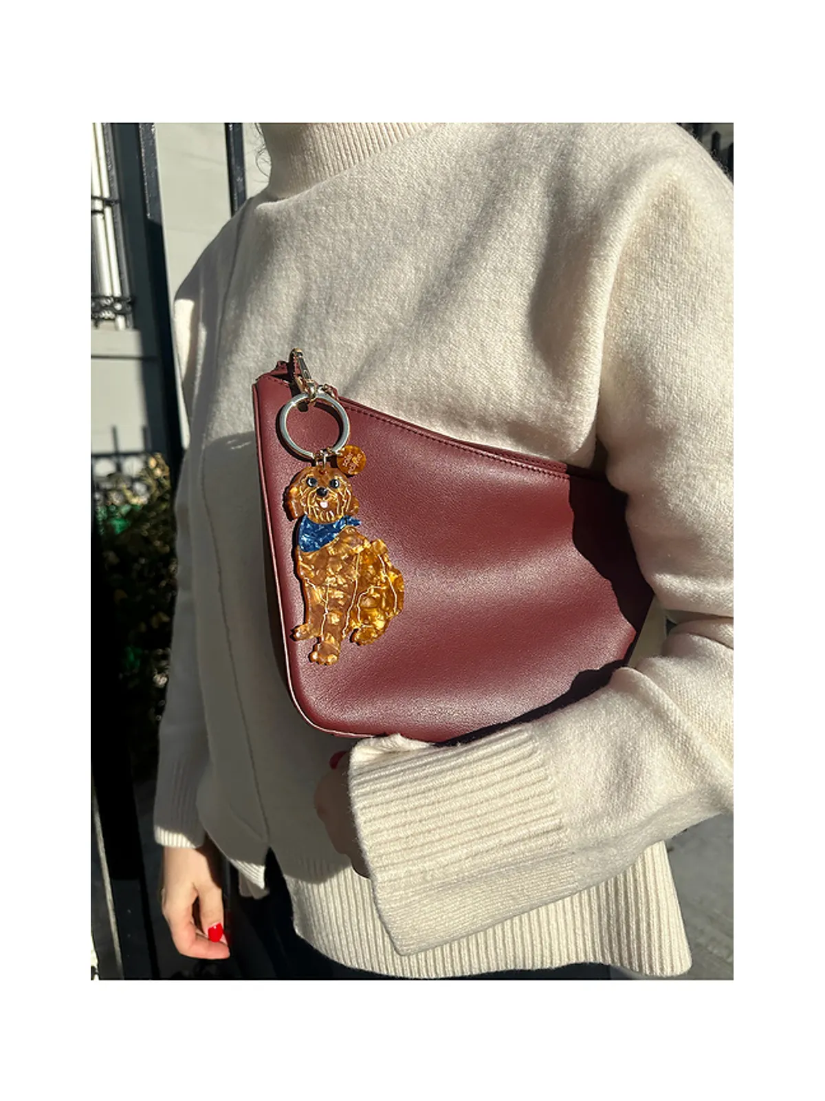 Solar Eclipse GOLDENDOODLE BAG CHARM + KEYCHAIN キーチェーン - 画像2