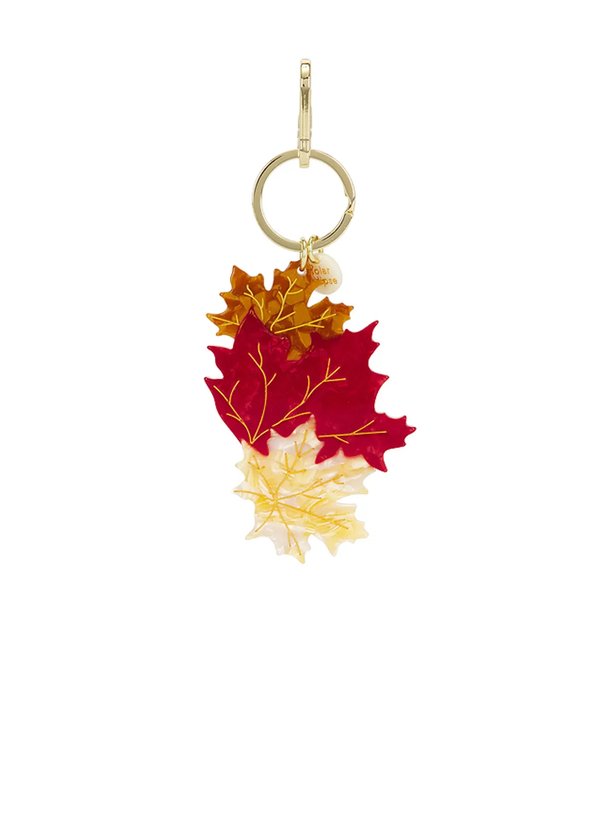 Solar Eclipse MAPLE LEAVES BAG CHARM + KEYCHAIN キーチェーン - 画像1