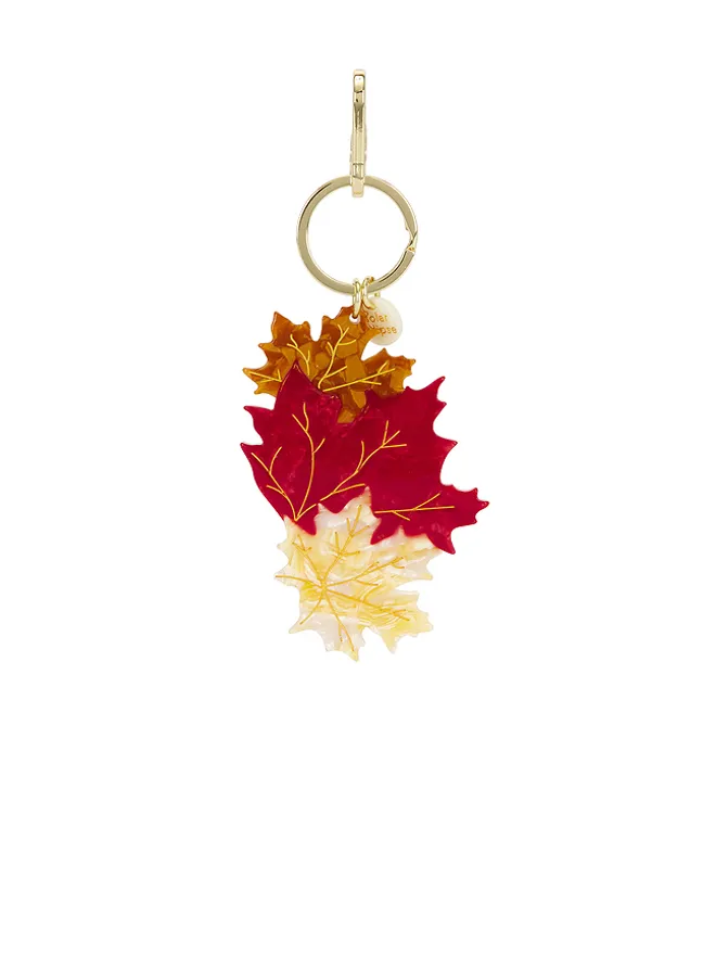 Solar Eclipse Solar Eclipse MAPLE LEAVES BAG CHARM + KEYCHAIN キーチェーンの商品画像