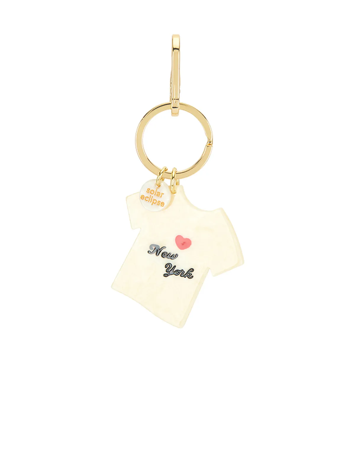 Solar Eclipse NYC T-SHIRT BAG CHARM + KEYCHAIN キーチェーン - 画像1