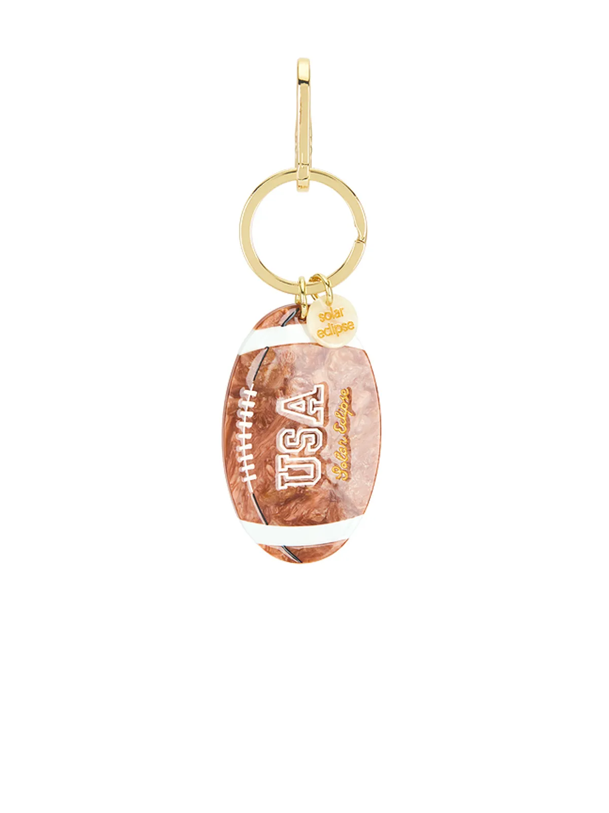 Solar Eclipse VINTAGE FOOTBALL BAG CHARM キーチェーン - 画像1