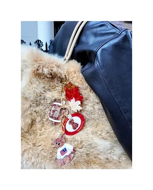 Solar Eclipse VINTAGE FOOTBALL BAG CHARM キーチェーン - サムネイル5