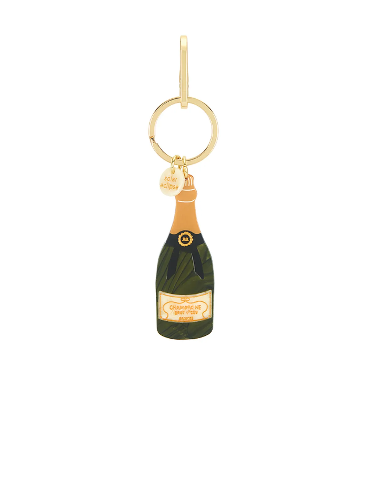 Solar Eclipse CHAMPAGNE BAG CHARM + KEYCHAIN キーチェーン - 画像1
