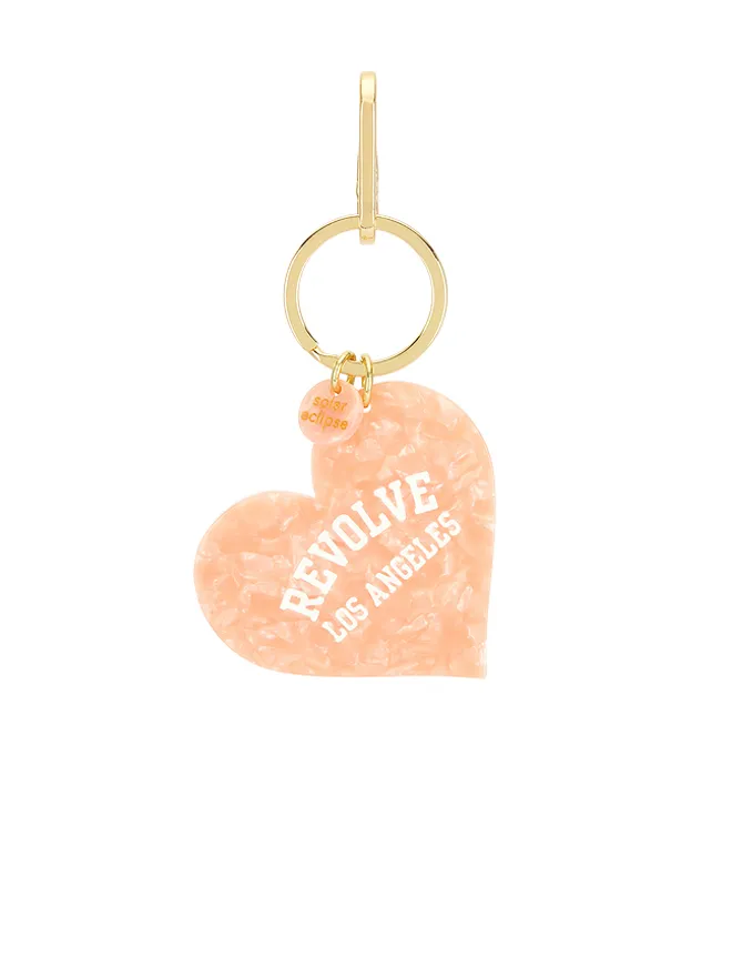Solar Eclipse Solar Eclipse REVOLVE LOS ANGELES COLLEGIATE HEART BAG CHARM キーチェーンの商品画像