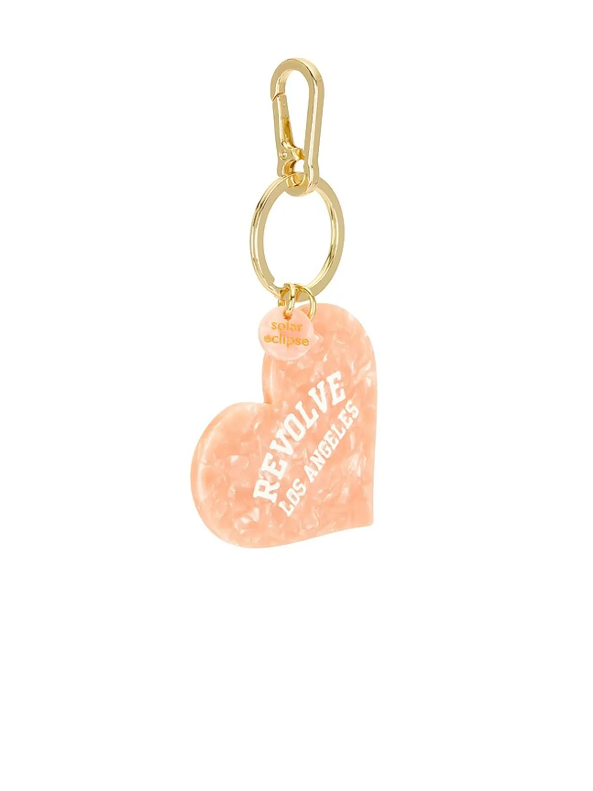 Solar Eclipse REVOLVE LOS ANGELES COLLEGIATE HEART BAG CHARM キーチェーン - 画像3
