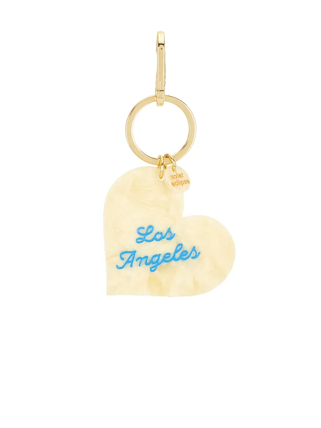 Solar Eclipse Solar Eclipse LOS ANGELES HEART BAG CHARM キーチェーンの商品画像