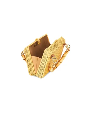 Serpui VALENTINA WICKER トップハンドルバッグ - サムネイル5
