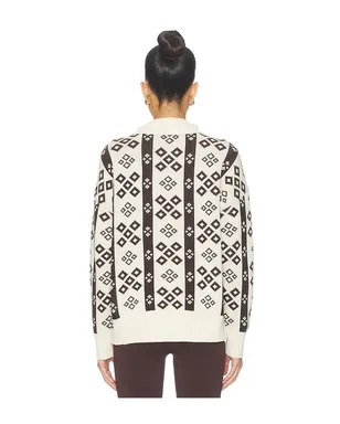 SIEDRES GENEVA セーター - Cream, Brown. - サムネイル3