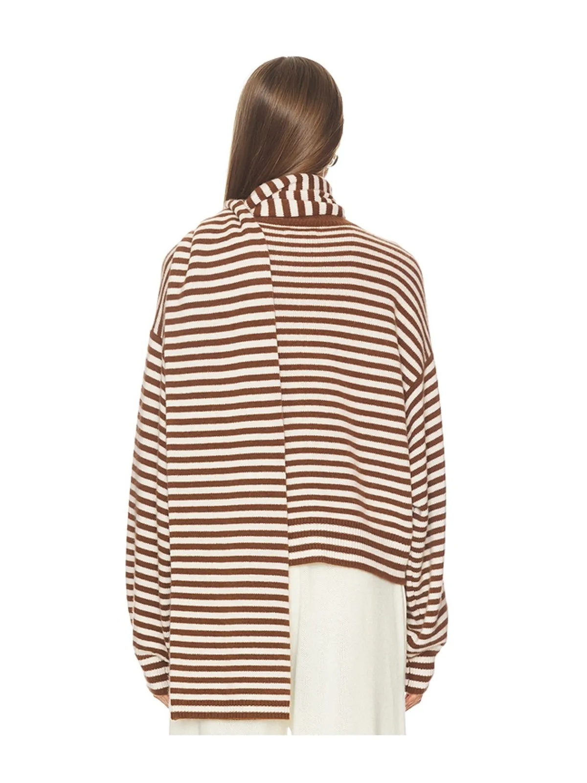 SRG WALDO セーター - Cream,Cognac. - 画像4