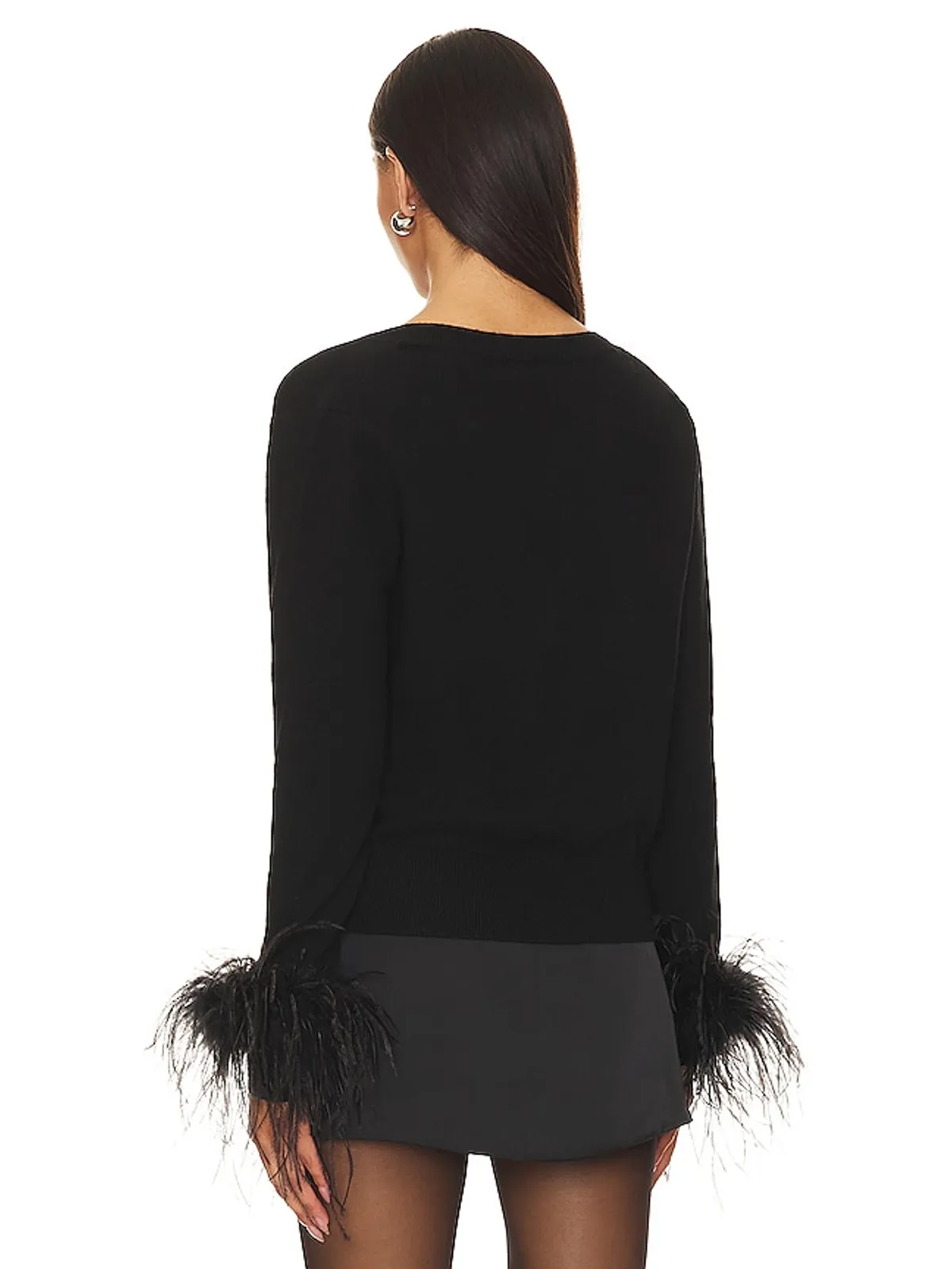 Rue Sophie SHUSHU フェザーカーディガン - 画像3