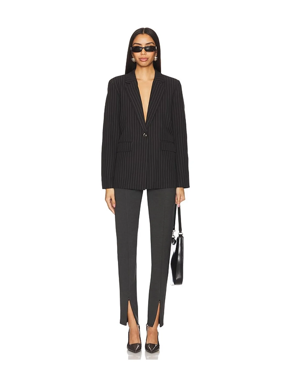 Rue Sophie VITRY スプリットヘムスキニートラウザー - 画像6