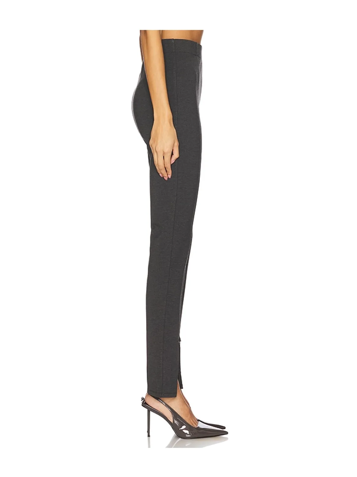 Rue Sophie VITRY スプリットヘムスキニートラウザー - 画像4