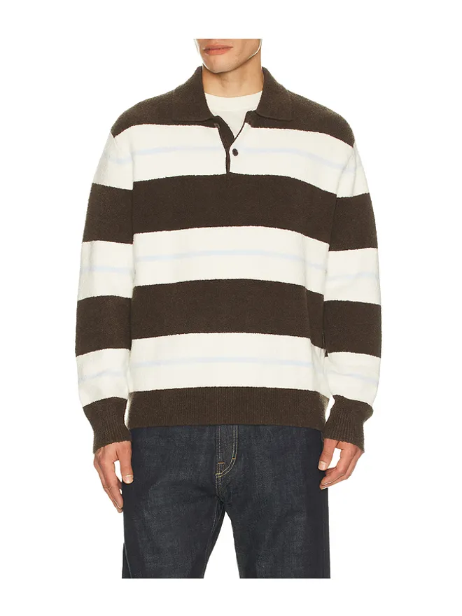 SAMSOE SAMSOE SAMSOE SAMSOE ポロシャツ - Olive,White.の商品画像