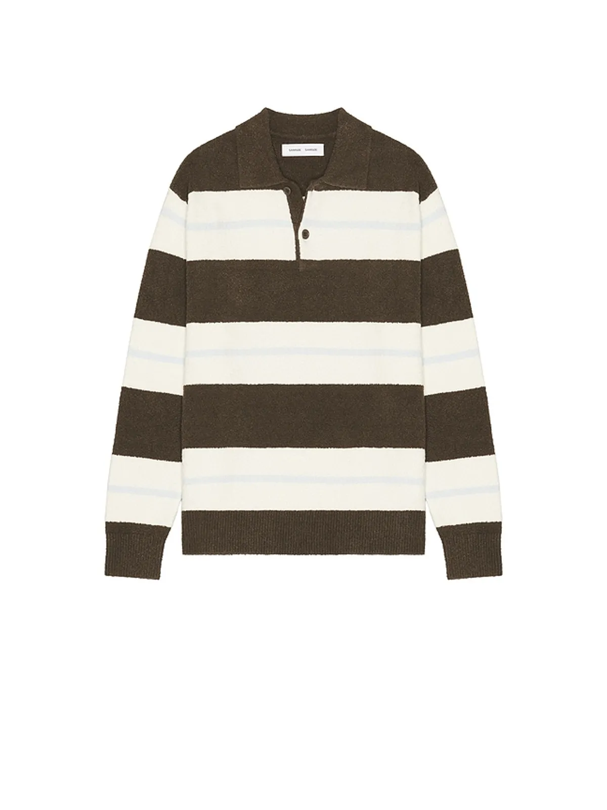 SAMSOE SAMSOE ポロシャツ - Olive,White. - 画像4