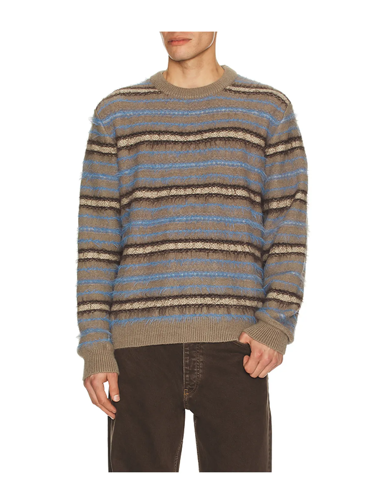 SAMSOE SAMSOE SAFINNLEY セーター - Grey,Blue. - 画像1