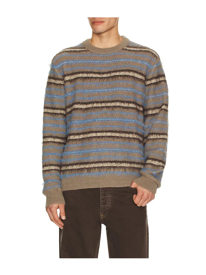 SAMSOE SAMSOE SAMSOE SAMSOE SAFINNLEY セーター - Grey,Blue.の商品画像