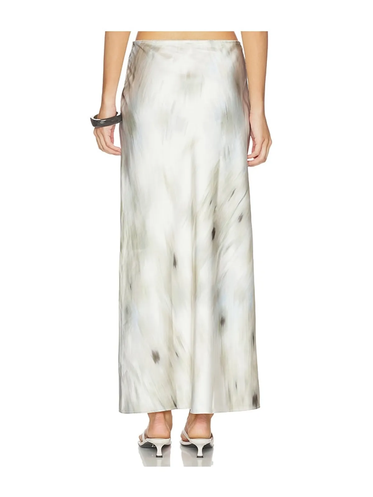 SAMSOE SAMSOE SAAGNETA ロングスカート - White,Sage. - 画像4
