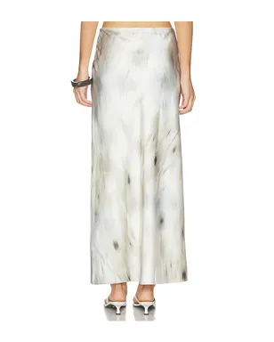 SAMSOE SAMSOE SAAGNETA ロングスカート - White,Sage. - サムネイル4