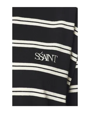SSAINT ポロシャツ - Black,White. - サムネイル5