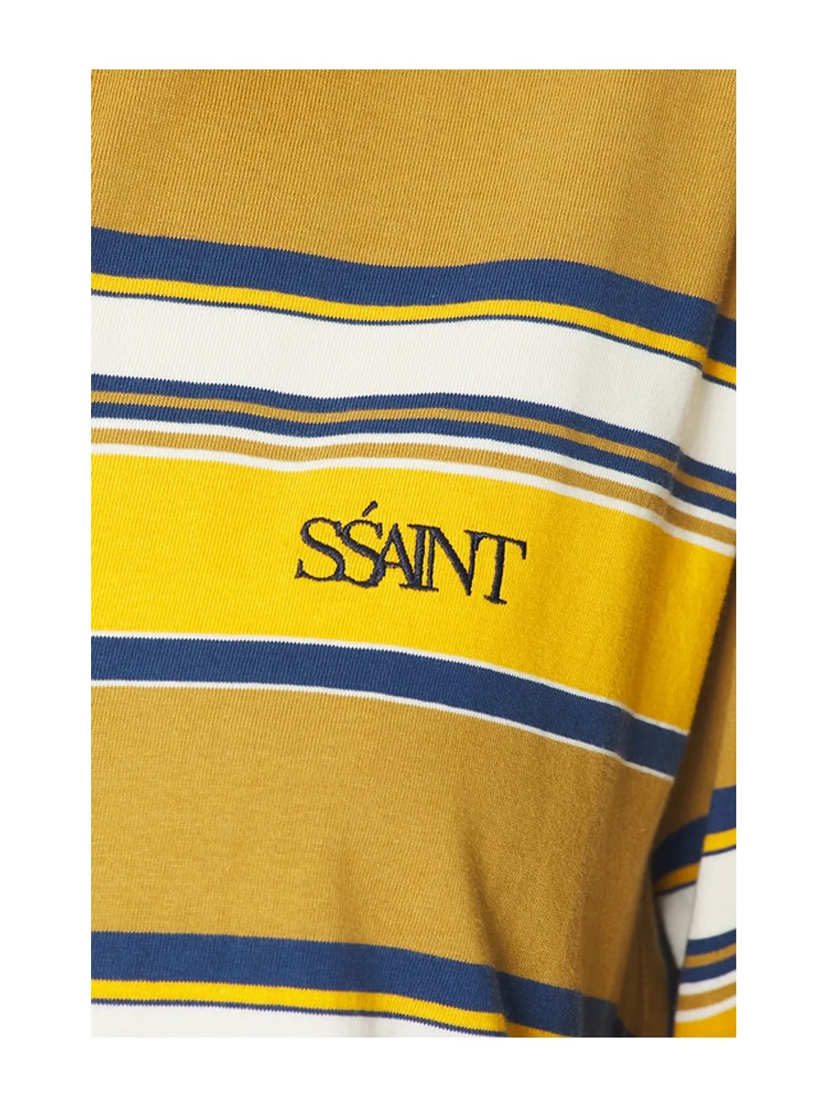 SSAINT ポロシャツ - Mustard,Blue. - 画像5