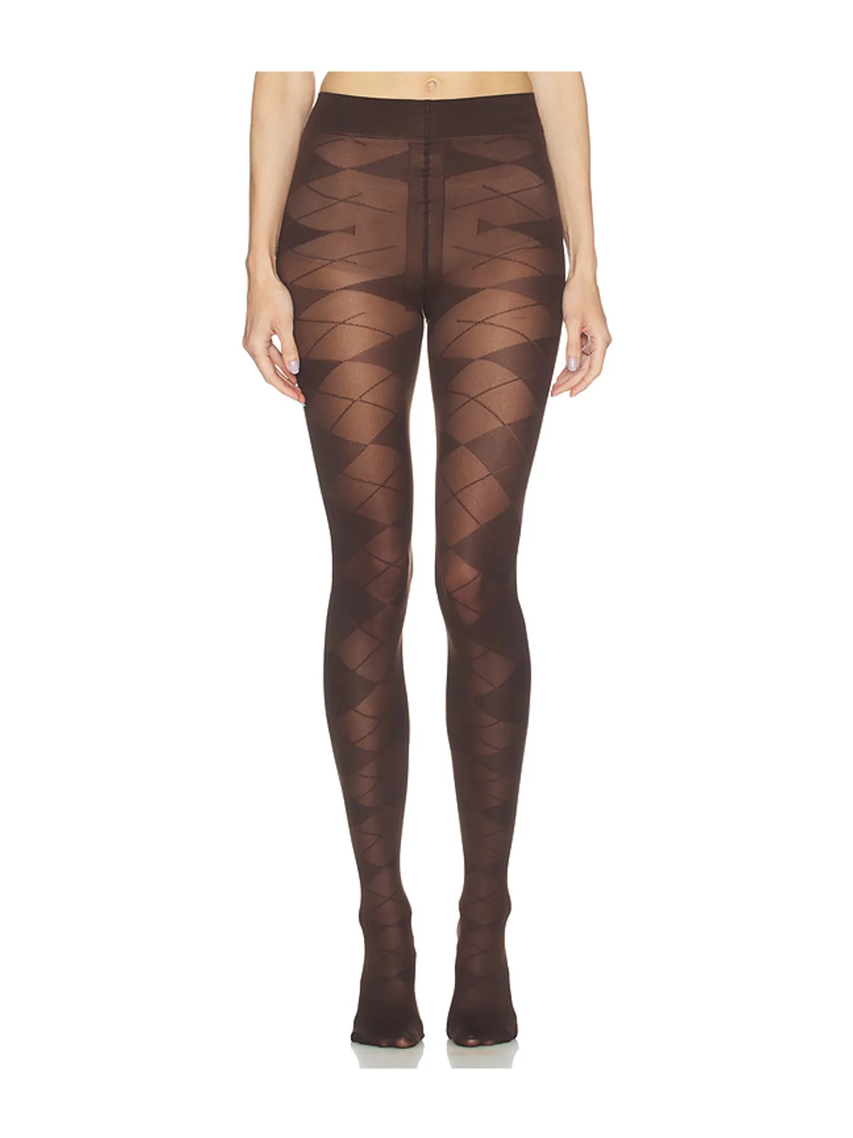 SWEDISH STOCKINGS REBECKA アーガイルタイツ - 画像1