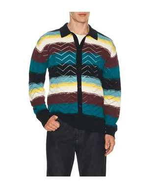 Scotch & Soda OPEN STRUCTURE ニットカーディガン - サムネイル1