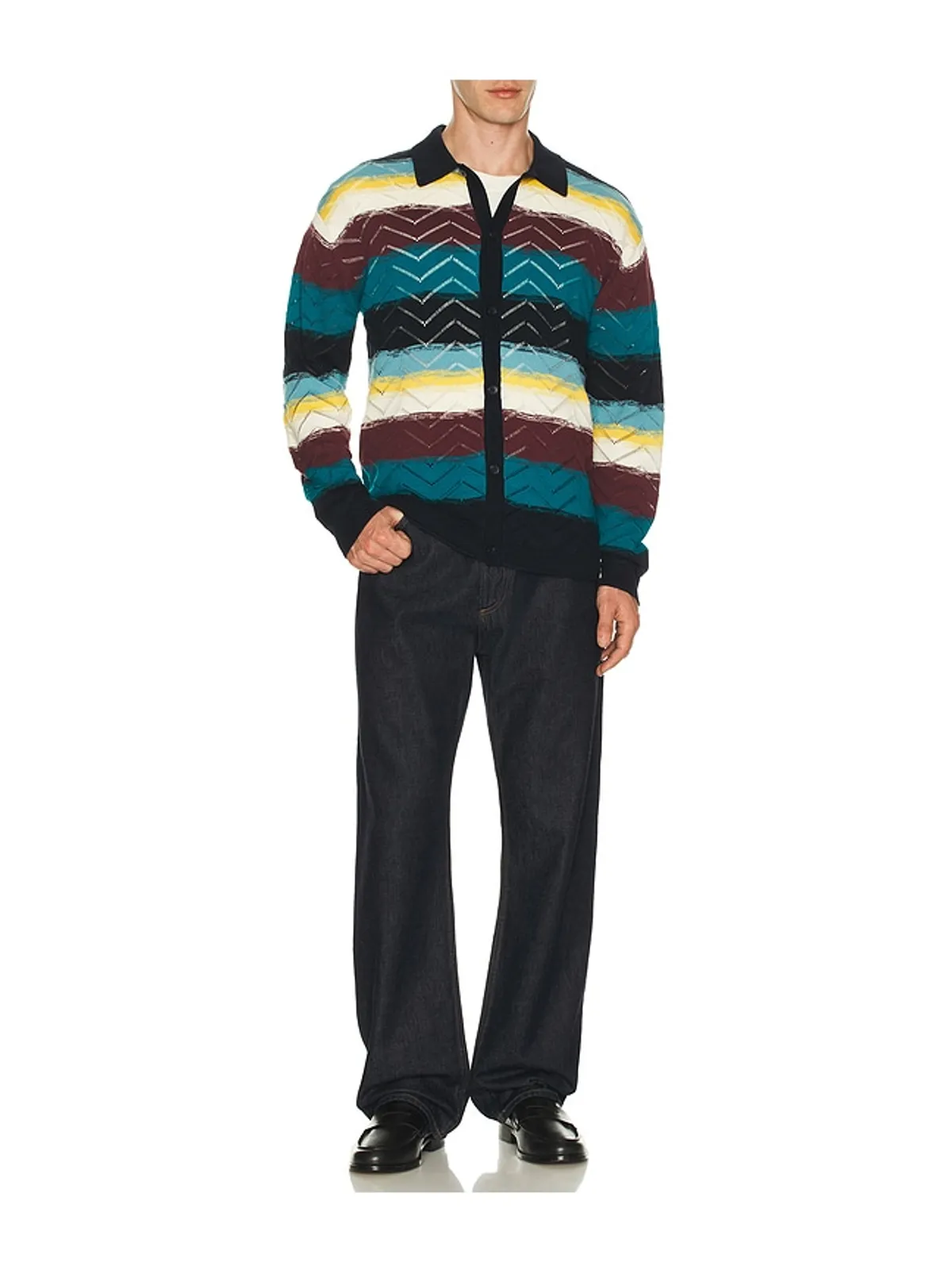 Scotch & Soda OPEN STRUCTURE ニットカーディガン - 画像3