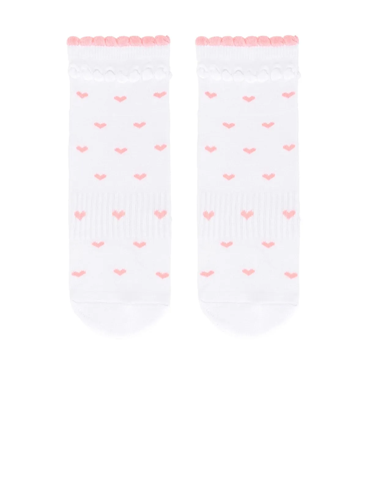 Souls. くるぶし丈靴下 - White,Pink. - 画像4