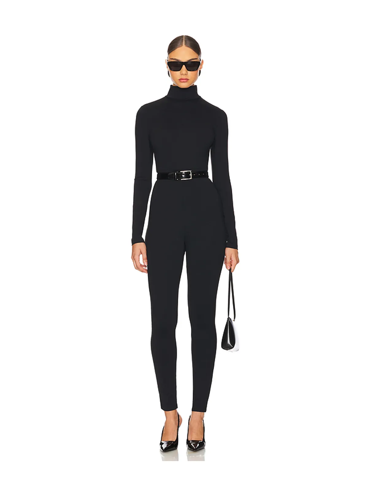 Susana Monaco MOCK NECK LONG SLEEVE ジャンプスーツ - 画像1
