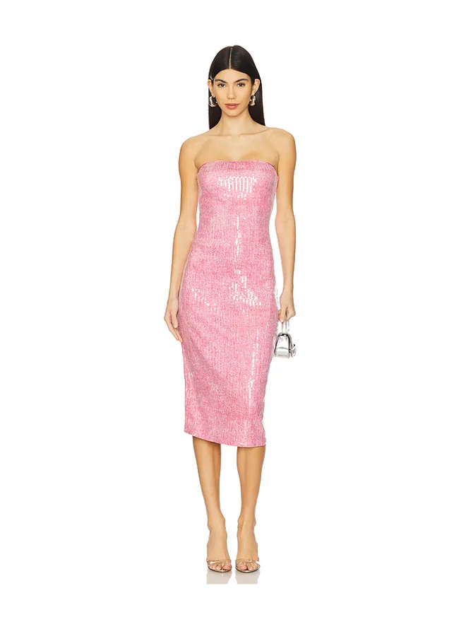 Susana Monaco Susana Monaco DRESS ミディ丈ドレスの商品画像