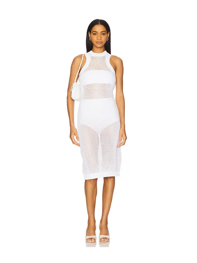 Susana Monaco Susana Monaco ネッティングレーサータンクドレスの商品画像