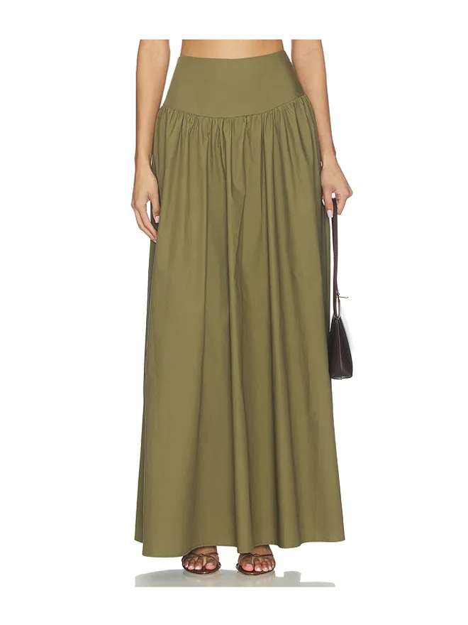 Susana Monaco Susana Monaco POPLIN DROP WAIST スカートの商品画像