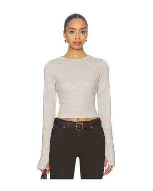 Susana Monaco CARRYOVER FLEECE クルーネック長袖トップス - サムネイル1