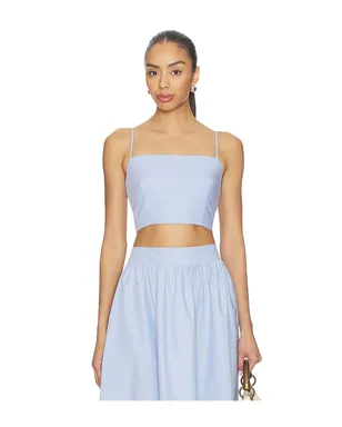 Susana Monaco POPLIN SMOCKING BACK STRING トップ - サムネイル1