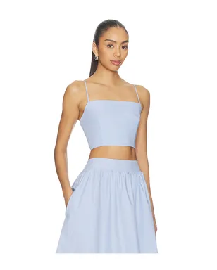 Susana Monaco POPLIN SMOCKING BACK STRING トップ - サムネイル2