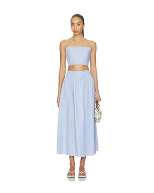 Susana Monaco POPLIN SMOCKING BACK STRING トップ - サムネイル4