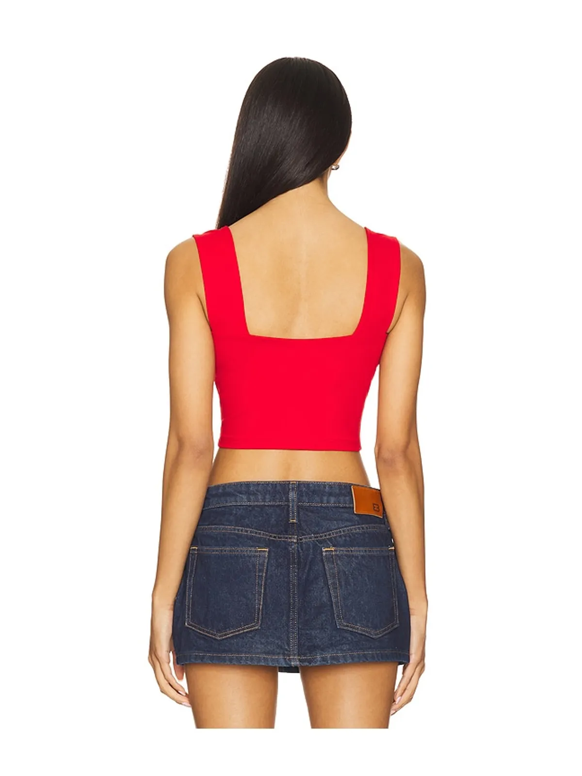 Susana Monaco WIDE STRAP クロップトップ - 画像3