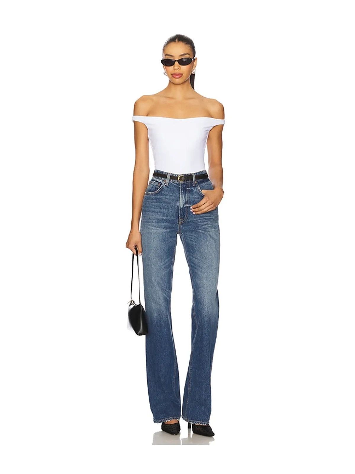 Susana Monaco TOP オフショルダートップ - 画像4