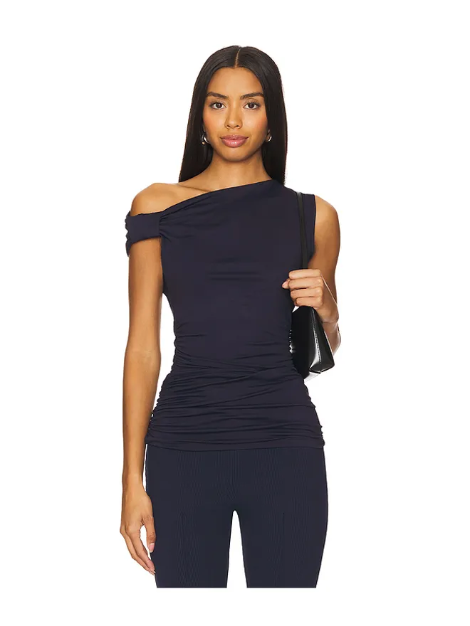 Susana Monaco Susana Monaco ASYMMETRIC GATHERED トップの商品画像