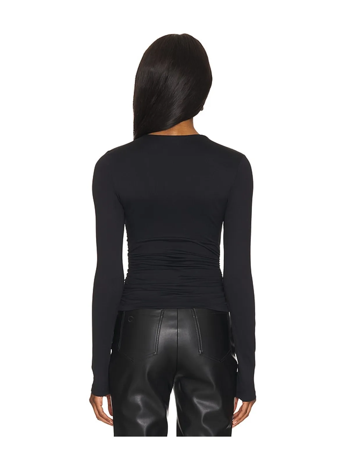Susana Monaco V-NECK LONG SLEEVE トップ - 画像3