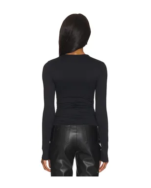 Susana Monaco V-NECK LONG SLEEVE トップ - サムネイル3
